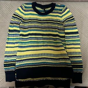 Women’s BCBGMaxAzria Ananda Multicolor Striped Sweater, Size S